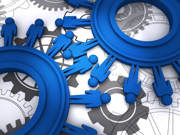 Painel de portal corporativo personalizado em tela de computador